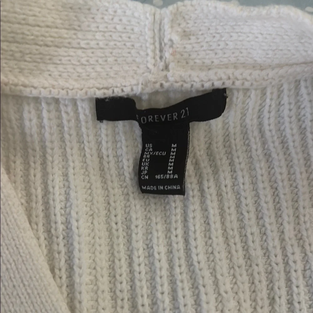 Colorblock Button-Up Women's Sweater - Picture 2 of 3